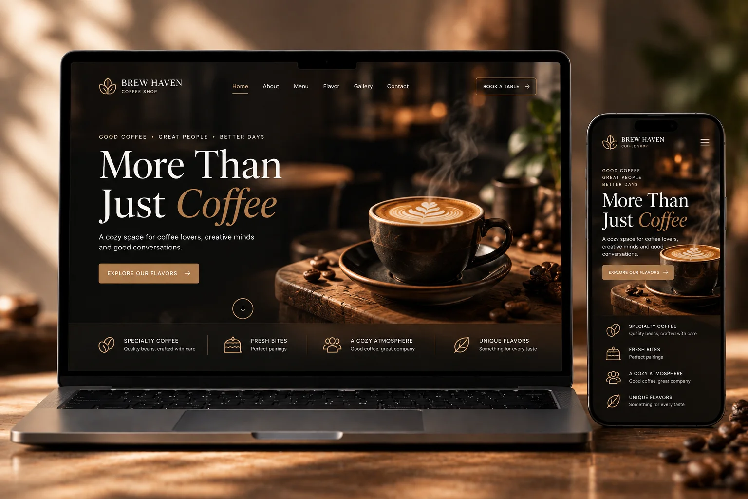 Brew Haven Coffee Shop